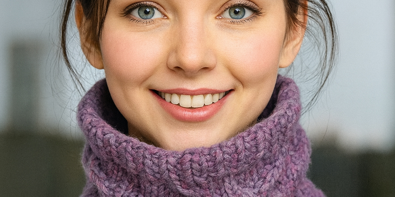 Вязаный бафф