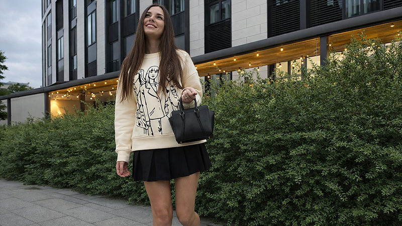 Свитшот с юбкой