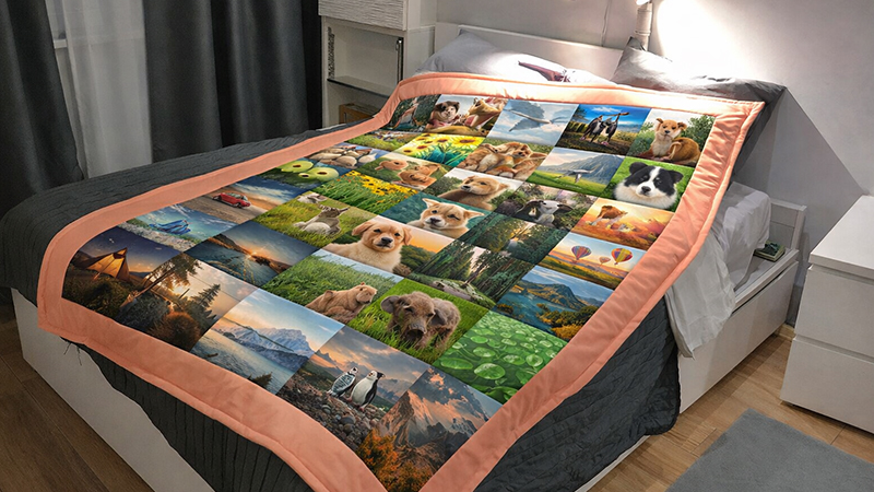 Покрывало для кровати с фото